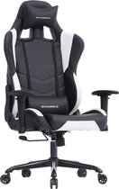 Homestoreking Syntethic Gaming Stoel - Leder - Zwart en Wit