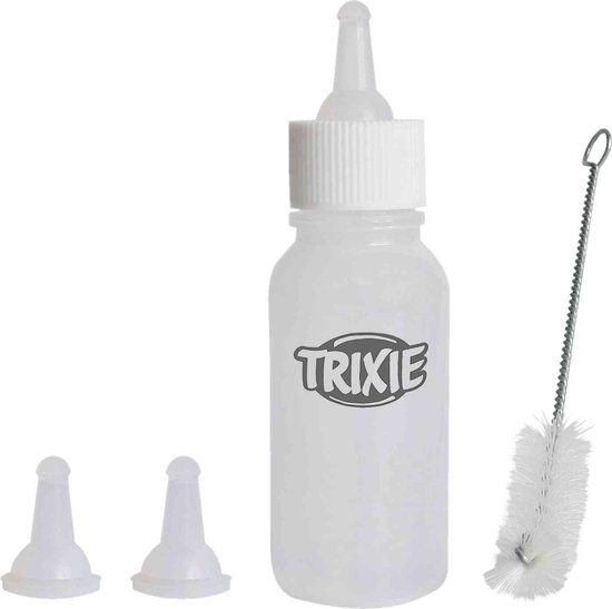 Trixie - Zoogflesje - Voeding set - Inclusief borstel - 57 ml