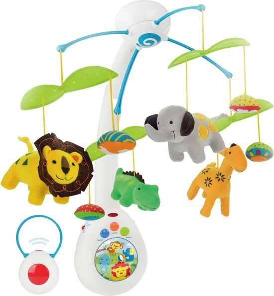Eco Toys Jungle Muziekmobiel incl. Afstandsbediening HC366159 | bol.com