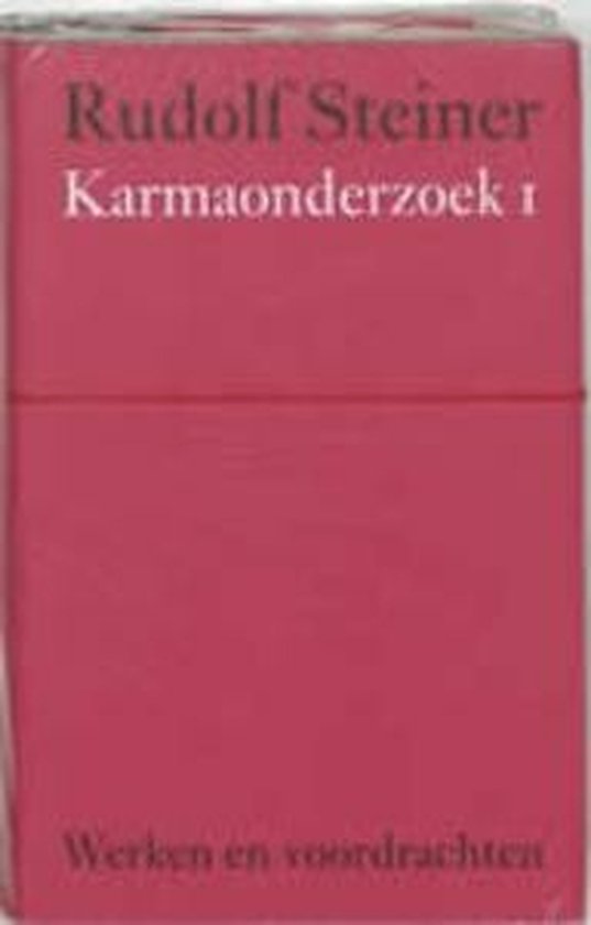 Cover van het boek 'Karmaonderzoek / I werken en voordrachten' van Rudolf Steiner