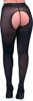 Captivate Spanking Tights One Size - Black - Maat One Size