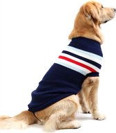 Gebreide hondentrui voor grote honden Navy