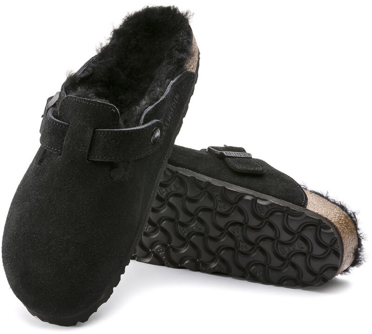 Birkenstock Boston Narrow Dames Clogs - Black - Maat 38 | bol