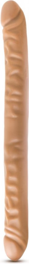 Dr. Skin Glide - 8.5 Inch Self Lubricating Dildo  Lubricating Dildo With Balls - Mocha