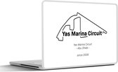 Laptop sticker - 15.6 inch - Abu Dhabi - F1 - Circuit