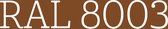 RAL 8003 Clay Brown - matte lakverf Mia Colore