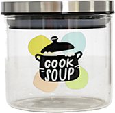 Gerimport Voorraadpot Cook Soup 450 Ml 10 Cm Glas Transparant