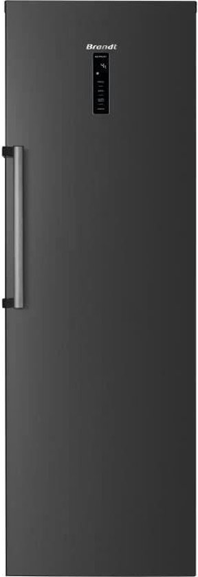 Koelkast: BRANDT BFL862YNA - 1-deurs koelkast - 355 L - Geventileerd - B59,5 x D185 cm - Grafiet, van het merk Brandt