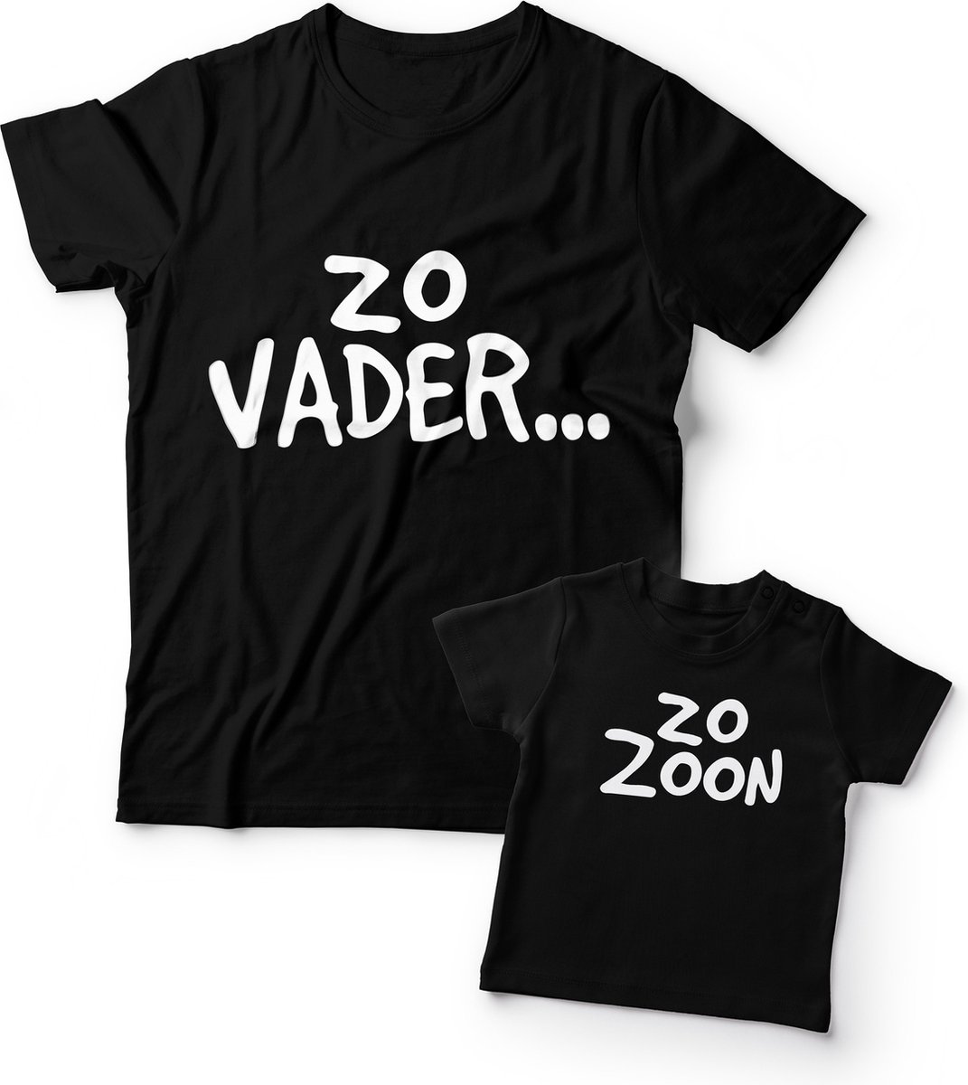 Matching shirts Vader & Zoon | Zo Vader Zo Zoon | Papa maat XL & Zoon maat 62 Matching shirts Vader & Zoon | Zo Vader Zo Zoon | Papa maat XL & Zoon maat 62