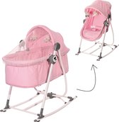 Lorelli Alicante Pink Schommelwieg en Wipstoel 1008049-0001