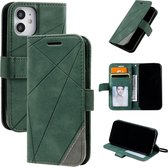 iPhone 13 Pro Hoesje Bookcase - Kunstleer - Portemonnee - Book Case - Wallet - Flip Cover - Apple iPhone 13 Pro - Groen