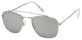Kost Zonnebril 20-030 Unisex Vierkant Zilver