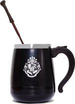 Harry Potter Zelfroerende Mok 450 Ml Zwart/zilver 2-delig