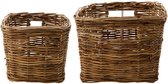 House Doctor Mand, Baskit, Natuur - Opbergers - rotan - 24 centimeter x 24 centimeter x 20,5 centimeter31 centimeter x 31 centimeter x 23 centimeter