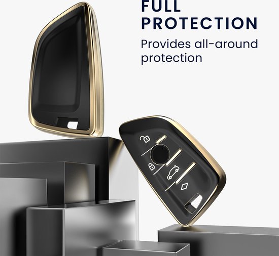 Mini ronde 3-knops smart key - sleutelbaard recht (model 2) - Autosleutel.nl