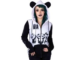 Killer Panda - KP LOST Vest met capuchon - XXL - Wit/Zwart