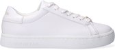 Calvin Klein Cupsole Sneaker Laceup Lage sneakers - Leren Sneaker - Dames - Wit - Maat 36