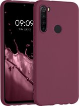 kwmobile telefoonhoesje voor Xiaomi Redmi Note 8 (2019 / 2021) - Hoesje voor smartphone - Back cover in bordeaux-violet