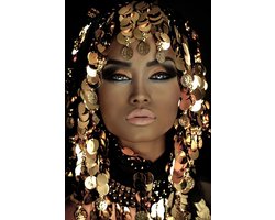Queen of gold – 80cm x 120cm - Fotokunst op PlexiglasⓇ incl. certificaat & garantie.