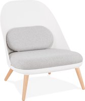 Alterego Design loungefauteuil 'TICOS' in Scandinavische stijl