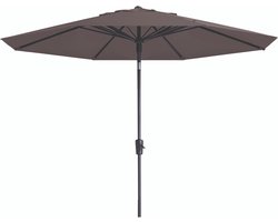 Madison - Parasol Paros II Round Taupe - 300cm - Bruin