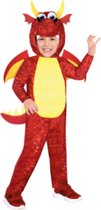 Amscan Enfant Dragon Junior Polyester Rouge/Jaune Taille 4-6 Ans
