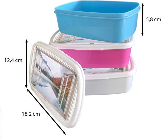 Lunch box Rose - Lunch box - Boîte à pain - Transparent - Automne - Water - 18x12x6 cm - Enfants - Fille