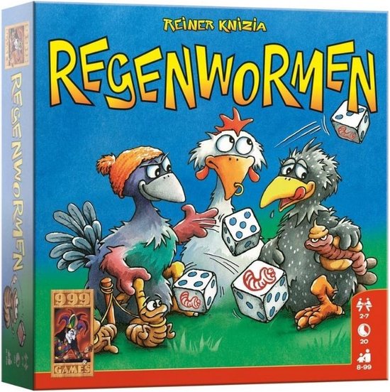 Thumbnail van een extra afbeelding van het spel Spellenbundel - Dobbelspel - 2 Stuks - Regenwormen & Keer op Keer