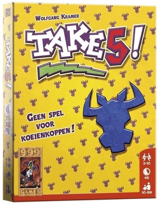 Thumbnail van een extra afbeelding van het spel Spellenbundel - Kaartspellen - 2 Stuks - Take 5! & Saboteur: Het Duel