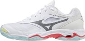 Mizuno Wave Phantom 2 Dames - Sportschoenen - wit/oranje - maat 42