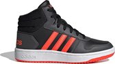 Adidas Hoops Mid 2.0 Sneakers Grijs/Rood Kinderen - Back To School - Maat 38,5
