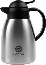 Sareva Thermoskan RVS Zwart 1.5 Liter