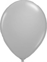 LED licht ballonnen zilver 15x stuks