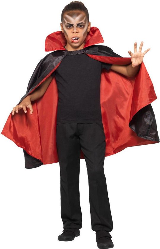 Vampier Dracula verkleed set met cape schmink en tanden Horror Halloween en carnaval. bol