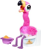 GottaGo Flamingo - Interactieve Knuffel - Zingt, danst en legt échte drolletjes