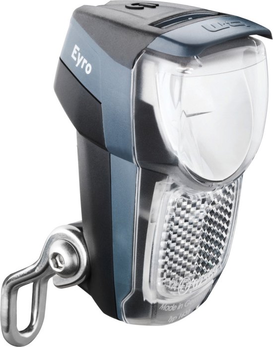 Busch + Müller Lumotec IQ Eyro fietsverlichting voor montage aan voorvork zwart/zilver — afbeelding 4