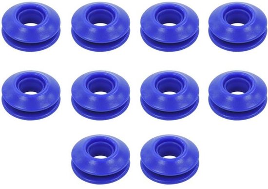 Foto: Proplus zeilogen kunststof 10 mm binnen 28 mm buiten blauw 10 stuks