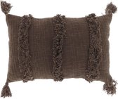 Une Unique Living | Coussin Palma 30x50cm coco | Coussin salon ou chambre