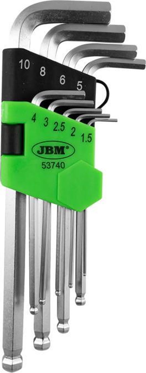 JBM Tools | HEX-SET VAN 9 STUKS (LANG)