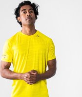 Body & Fit Perfection Breathe T Shirt - Chemise Sport Homme - Jaune - Taille M