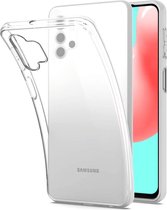 Samsung Galaxy A32 (5G) hoesje - MobyDefend Transparante TPU Gelcase - Volledig Doorzichtig - GSM Hoesje - Telefoonhoesje Geschikt Voor: Samsung Galaxy A32 (5G)