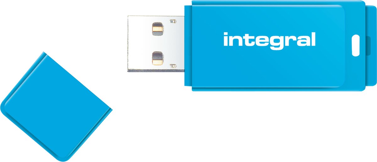 Integral Neon USB 2.0 stick 32 GB blauw
