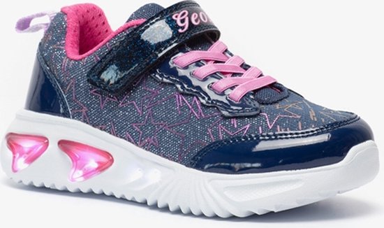 belasting officieel Bomen planten Geox meisjes sneakers met lichtjes - Blauw - Maat 31 - Uitneembare zool |  bol.com