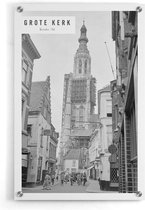 Walljar - Grote Kerk Breda '56 II - Muurdecoratie - Plexiglas schilderij