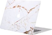 iMoshion Design Laptop Cover MacBook Air 13 inch (2008-2017) - White Marble