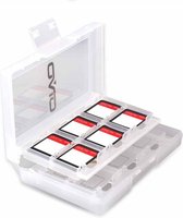 OIVO - Nintendo Switch Game Case - Opbergbox - Opslag - 24 slots - Bestseller - Wit