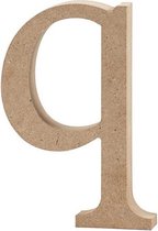 letter q MDF 12,2 cm