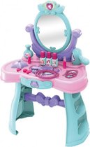 kaptafel Pretty Beauty meisjes turquoise/roze 16-delig