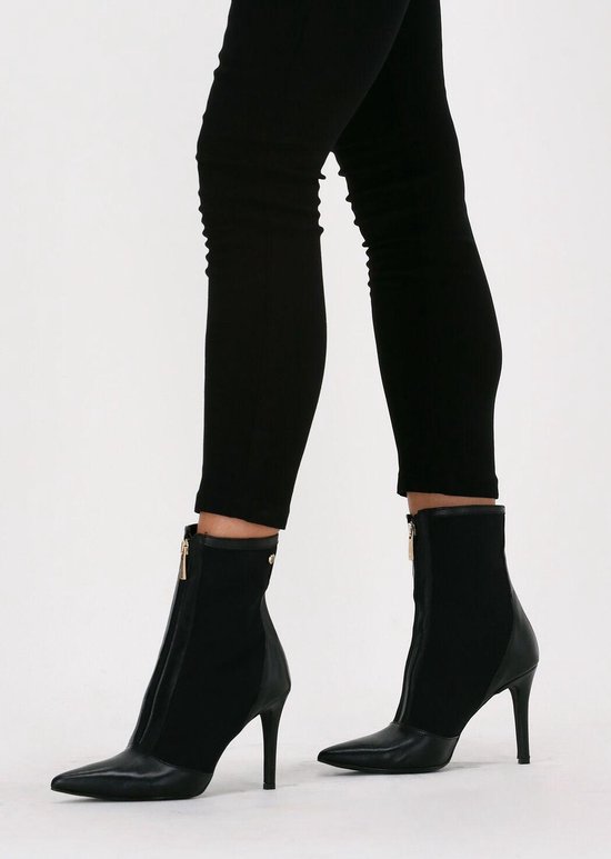 Notre-V 8364 Enkellaarsjes - Enkelboots met rits - Dames - Zwart - Maat 40  | bol.com