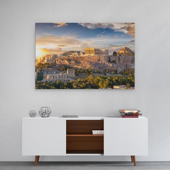 Artaza - Peinture sur toile - Acropole d'Athènes, Grèce - Architecture - 90x60 - Photo sur toile - Impression sur toile